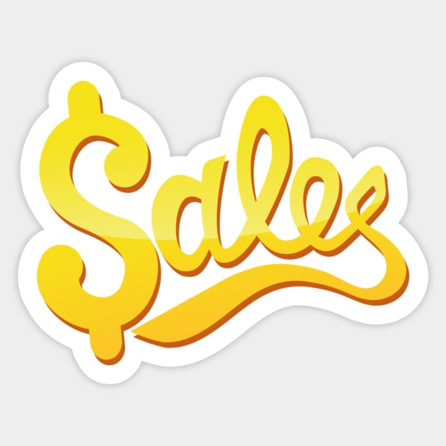 Just a Sales Bage Sticker by Dmytro